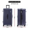 32-inch navy hard-shell check-in suitcase dimensions