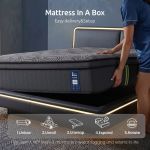 Mattress in a box setup on modern bed
