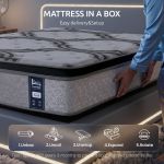 Mattress in a box setup on bed