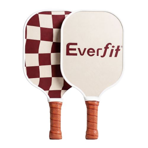 pb b paddle brx2 00.jpg Two Everfit beach tennis paddles with checkered design