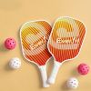 Two Everfit pickleball paddles with balls