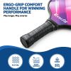 Ergonomic anti-slip racquet handle grip