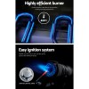 grillz portable gas bbq grill 2 burners High efficiency gas burner with blue flames