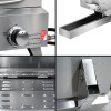 grillz portable gas bbq grill 2 burners Stainless steel gas barbecue detail close-ups