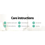 Fabric care instructions with washing symbols