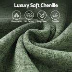 artiss comfort boneless sofa for living room green luxury chenille Green luxury soft chenille fabric with feature icons