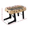 4ft soccer table foosball football game home family party gift playroom foldable Foosball table with dimensions labelled