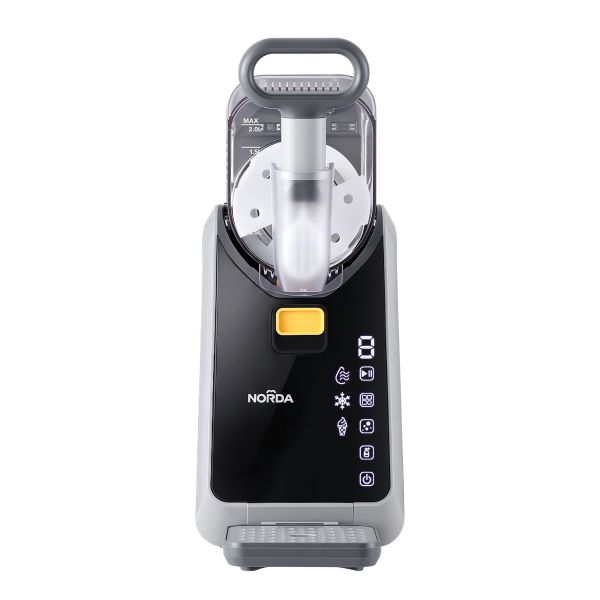 Modern NORDA ice cream maker with digital display