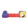 Colourful children's play tunnel tent set
