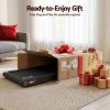 everfit 4 in 1 vibration walking pad treadmill under desk treadmills for home gym with app control 380mm black Treadmill gift ready to use in living room