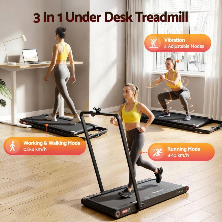 3-in-1 under desk treadmill in home office