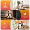 everfit treadmill electric walking pad foldable incline for home office gym black Home treadmill with safe start and stability features