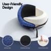 Ergonomic memory foam travel neck pillow