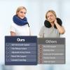 Comparison of supportive and unsupportive travel neck pillows