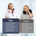 Comparison of supportive and unsupportive travel neck pillows