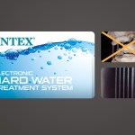 INTEX electronic hard water treatment system display
