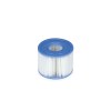 intex purespa bubble massage 4 person spa 28426 Blue and white cylindrical pool filter cartridge