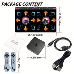2 player dance mat game with motion sensor Dance mat package with controllers and 4K box