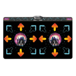 2 player dance mat game with motion sensor Arcade dance game screen with colourful arrows