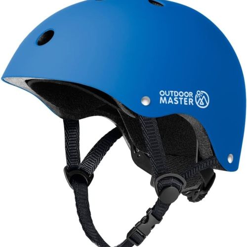 Blue Outdoor Master skate helmet with straps