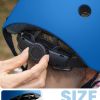 outdoormaster youth & kids bike helmet adjustable multi sports skateboard helmet with removable liners for balance bike, toddler scooter, one wheel hoverboard blue s Blue helmet with adjustable rear dial system