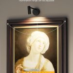 picture light for wall, battery operated art light for paintings cct dimmable recharging gallery battery wall light with remote control for living room gallery dartboard art bathroom 2pcs Adjustable wall-mounted art light illuminating framed painting