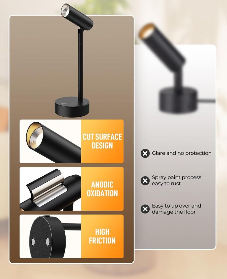 picture light for wall, battery operated art light for paintings cct dimmable recharging gallery battery wall light with remote control for living room gallery dartboard art bathroom 2pcs Modern black desk lamp with sturdy base