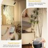picture light for wall, battery operated art light for paintings cct dimmable recharging gallery battery wall light with remote control for living room gallery dartboard art bathroom 2pcs Modern spotlight with remote and touch control