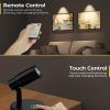 Remote and touch controlled wall spotlight lamp