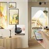 zoomable picture light for wall, battery operated art light for paintings cct dimmable spotlight for wall art wall light with remote control for living room gallery dartboard bathroom Modern wall lamp with remote and touch control