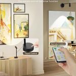 Modern wall lamp with remote and touch control