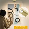 picture light for wall, battery operated art light for paintings cct dimmable recharging gallery battery wall light with remote control for living room gallery dartboard art bathroom Brass wall sconce illuminating abstract painting indoors