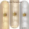 Wall light showing three colour temperature options