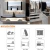 dimmable led under cabinet lighting,5v usb powered closet light bar with touch sensor,plug under counter strip lights with 3 color temperature for kitchen cupboard shelf bookcase (11.2inch 2pack) LED lighting in bathroom and wardrobe applications