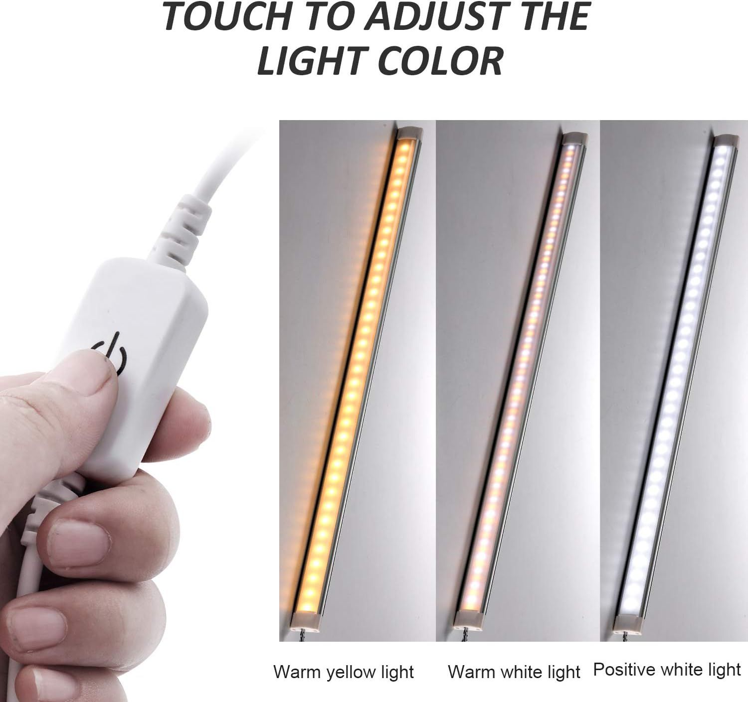 LED light bar with adjustable colour settings