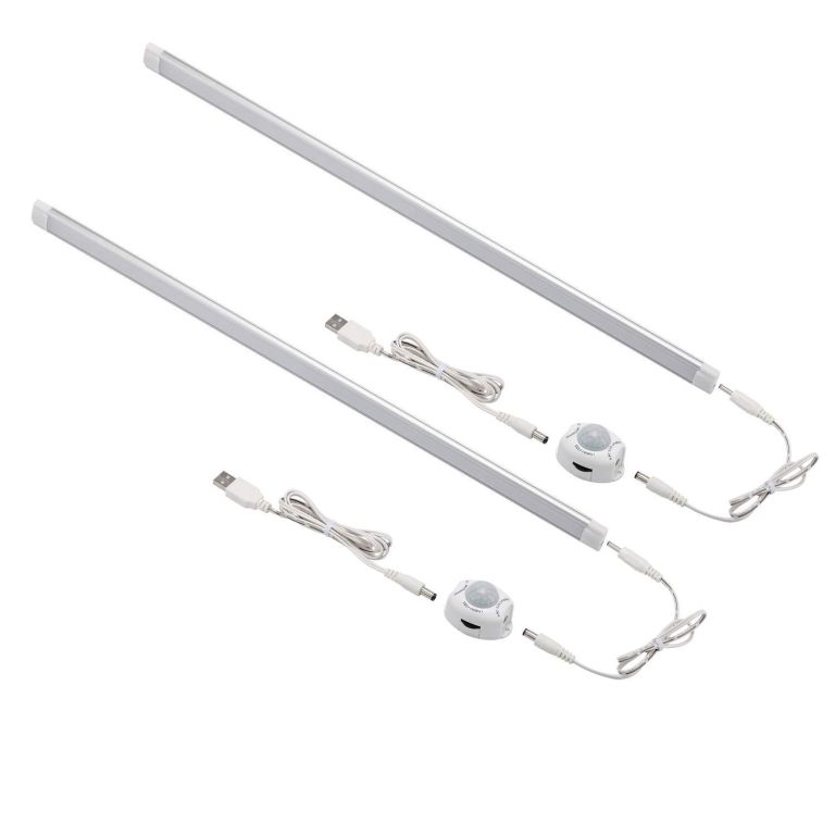 USB LED light bars with motion sensors