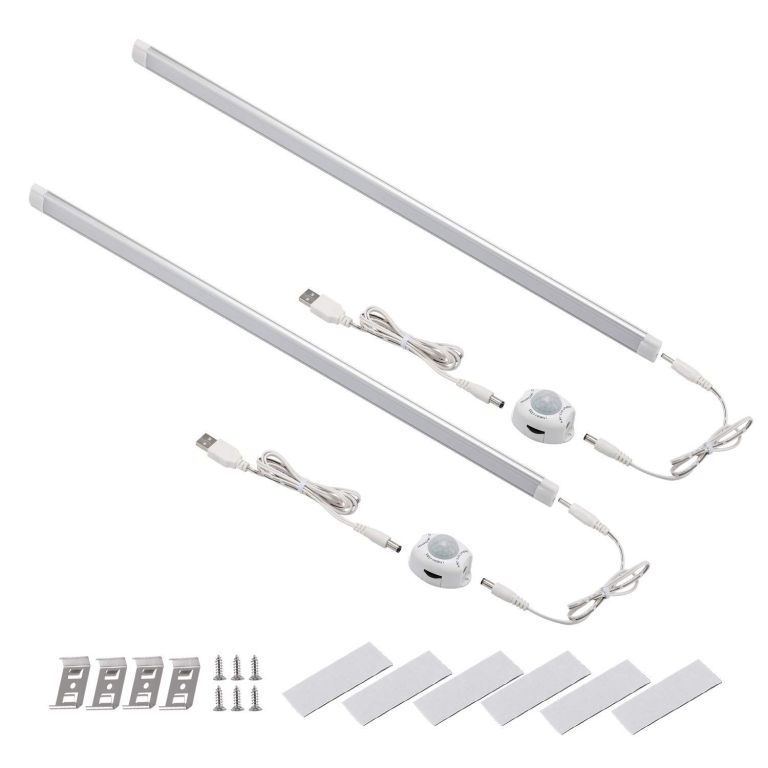 USB LED light bars with motion sensors kit