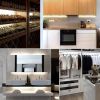 led motion sensor cabinet light,2 pack usb powered closet night light,20 inch under counter lighting kit with automatic shut off timer for kitchen pantry wardrobe cupboard (natural white 4000k) Modern interiors with ambient cabinet lighting