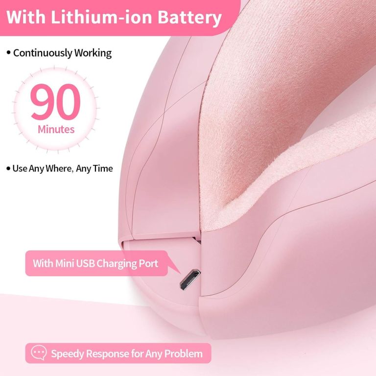 Pink device with lithium battery and USB port