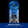 cordless vacuum cleaner, 8 in 1 powerful suction lightweight vacuum cleaner for home, led display, 3 suction modes, 55kpa powerful suction,45mins detachable battery vacuum for hard floor carpet pet hair Cordless vacuum LED display with battery indicator