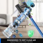 Cordless vacuum with advanced multi-layer filtration system