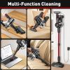 cordless vacuum cleaner 8 in 1 55kpa powerful suction lightweight,led display,45mins detachable battery vacuum for floor/carpet Multi-function cordless stick vacuum cleaning various surfaces