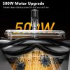 cordless vacuum cleaner, 55kpa/55mins vacuum cleaners for home. self standing stick vacuum with rechargeable dock,led display & anti tangle,lightweight rechargeable vacuum for carpet,floor 500W motor vacuum head with powerful suction