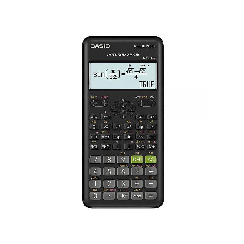 Casio scientific calculator displaying trigonometry calculation result