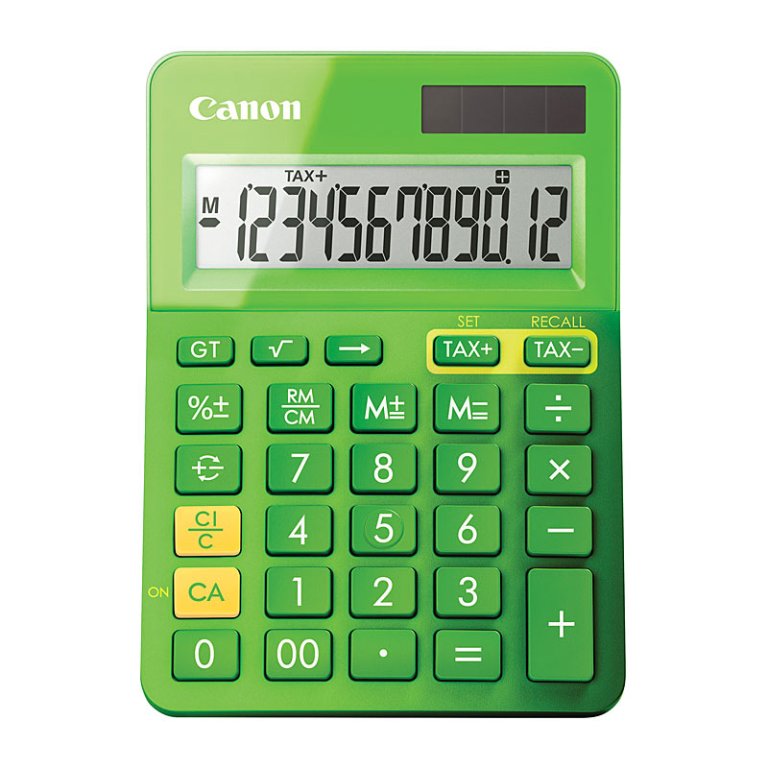 v177 d ccls123mgr uc 35381 1.jpg Green Canon calculator with large digital display