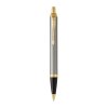parker im brshmetal ball pen med blu Silver and gold luxury ballpoint pen