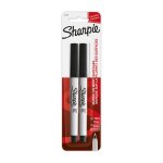 Two black Sharpie ultra fine permanent markers