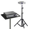 Modern projectors on table and tripod stand