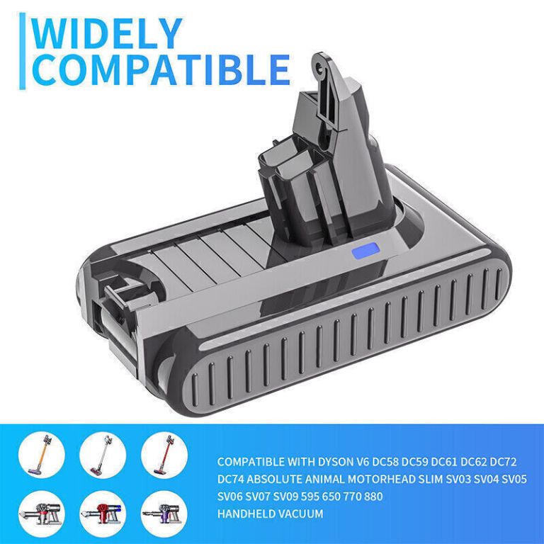 Dyson-compatible cordless vacuum replacement battery pack