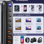 Multi-port charger with universal device compatibility list
